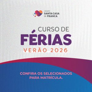 Capa Curso de Férias - Verão 2026 - Lista dos Selecionados