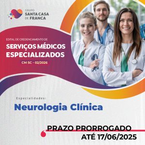 Edital Médico SC 022026 neurologia prorrogado